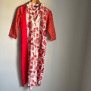 RO’s Garden Prjnted shirt dress